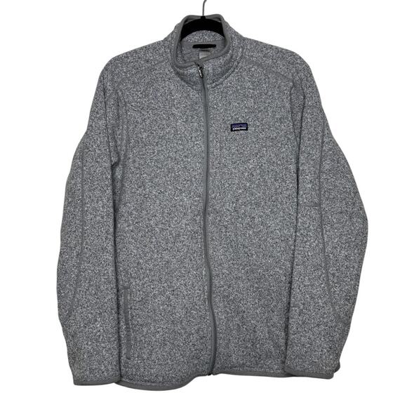 Patagonia Grey Full Zip Fleece Jacket Women’s XL-Better Sweater - Picture 1 of 5